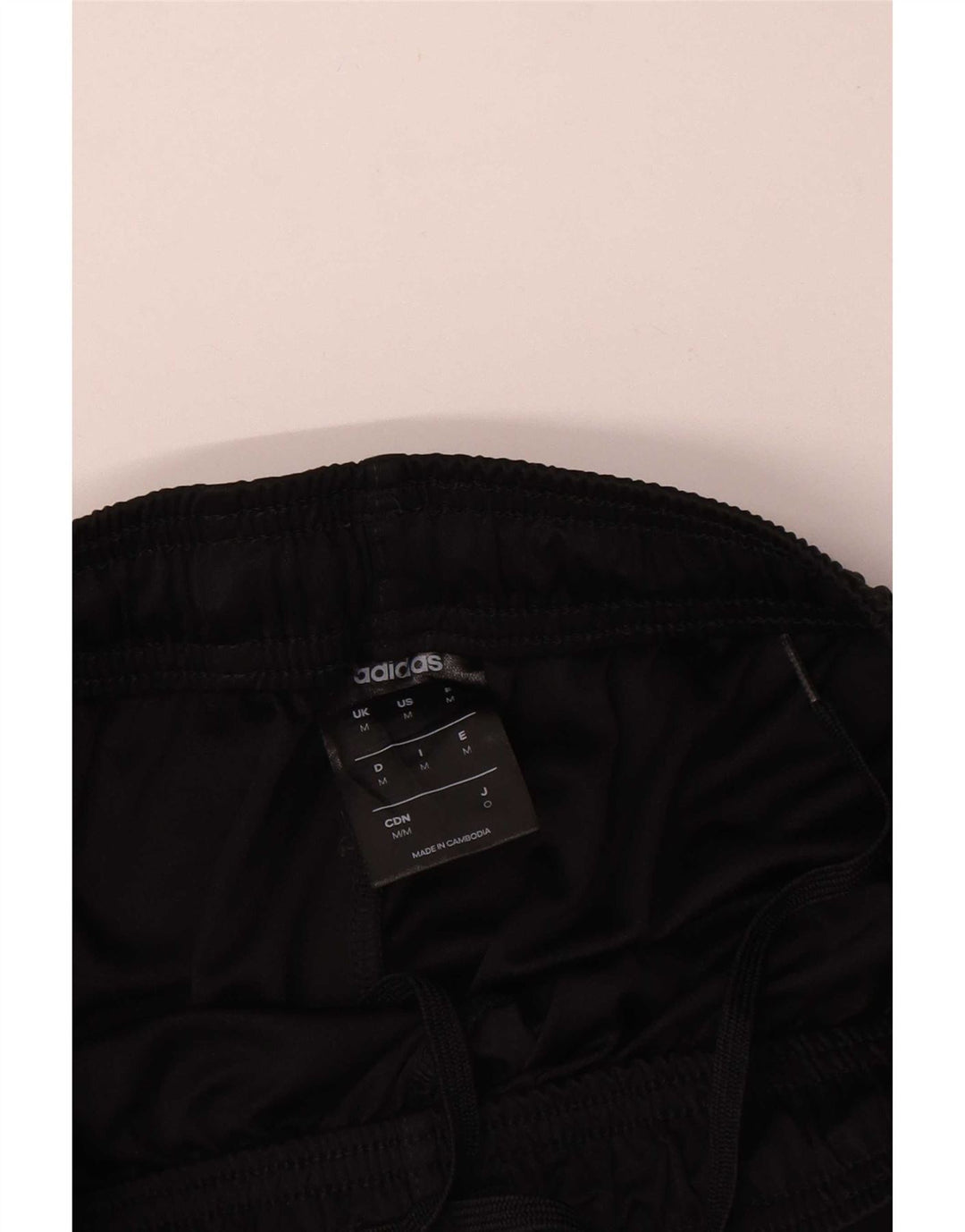 Pantalón Corto Deportivo Adidas Hombre Mediano Negro Poliéster