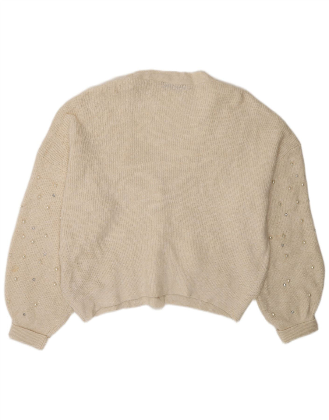 Marks & Spencer Suéter tipo cárdigan extragrande para mujer UK 46 Large Off White