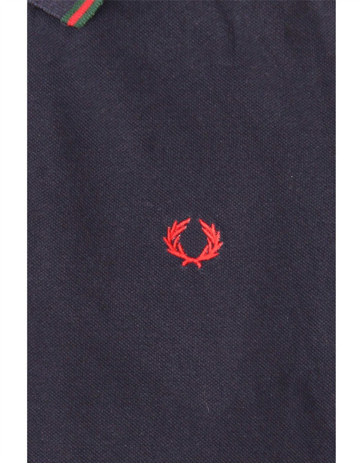 Polo Fred Perry Hombre Algodón Azul Marino Medio