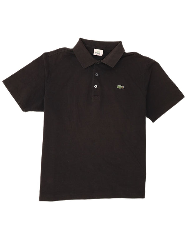 Polo Lacoste Hombre Manga Corta Talla 6 XL Algodón Negro
