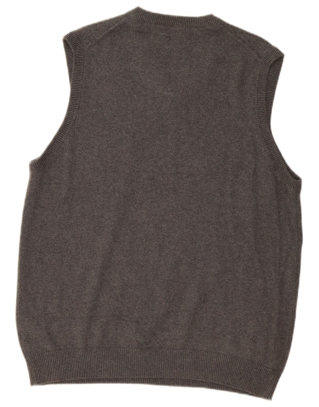 Marks & Spencer Camiseta sin mangas de ajuste regular para hombre de algodón gris medio