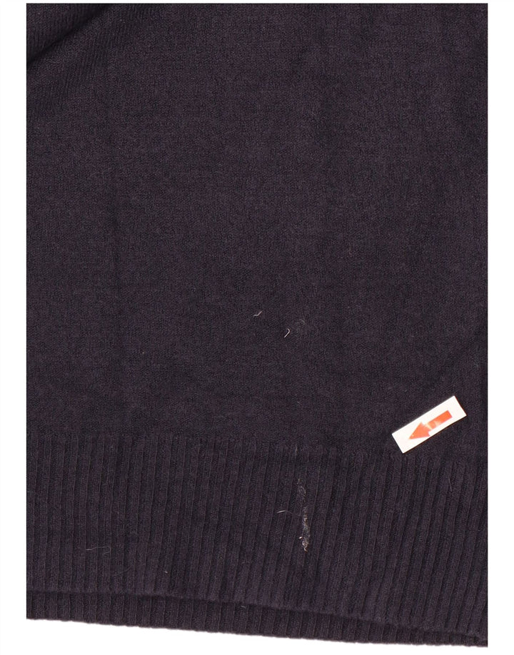 Marks & Spencer suéter con cuello barco para mujer, talla 40, talla M, azul marino