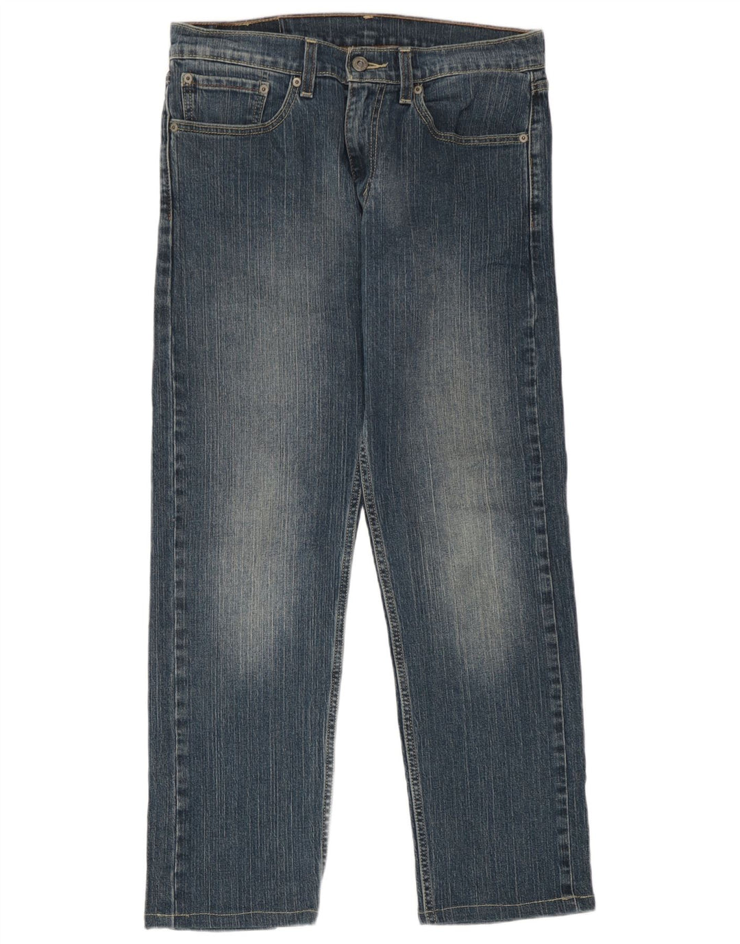 Levi's Hombre 505 Vaqueros Rectos W31 L27 Algodón Azul