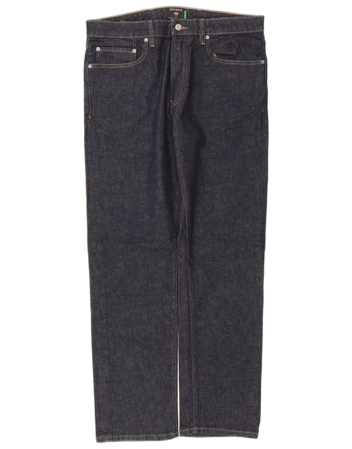 Dockers Vaqueros Slim para Hombre W34 L32 Algodón Azul Marino