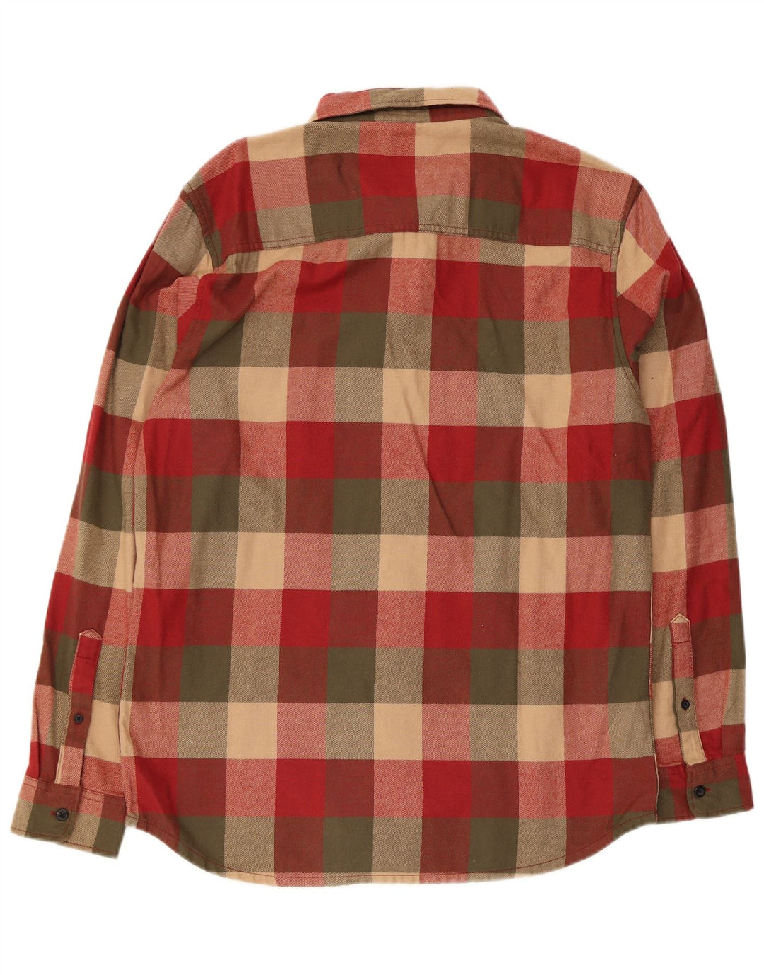 Quiksilver Camisa Regular Fit De Franela De Algodón A Cuadros Multicolor Mediano Hombre