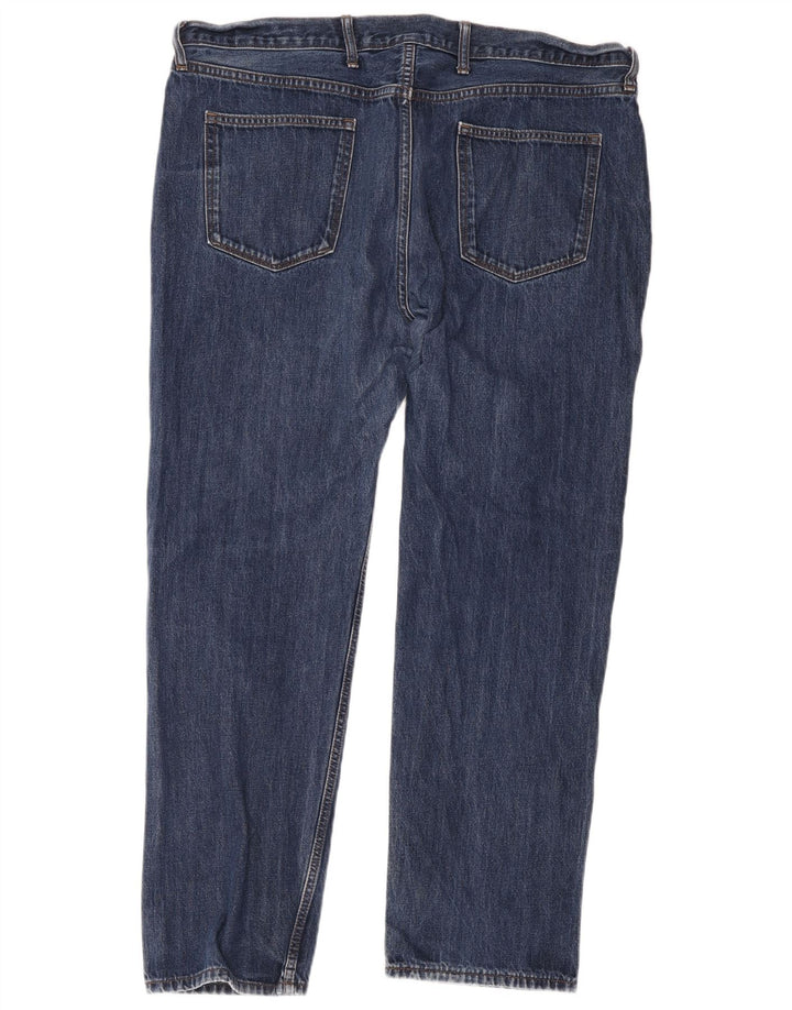 Marks & Spencer Vaqueros rectos regulares para hombre W42 L31 Algodón azul