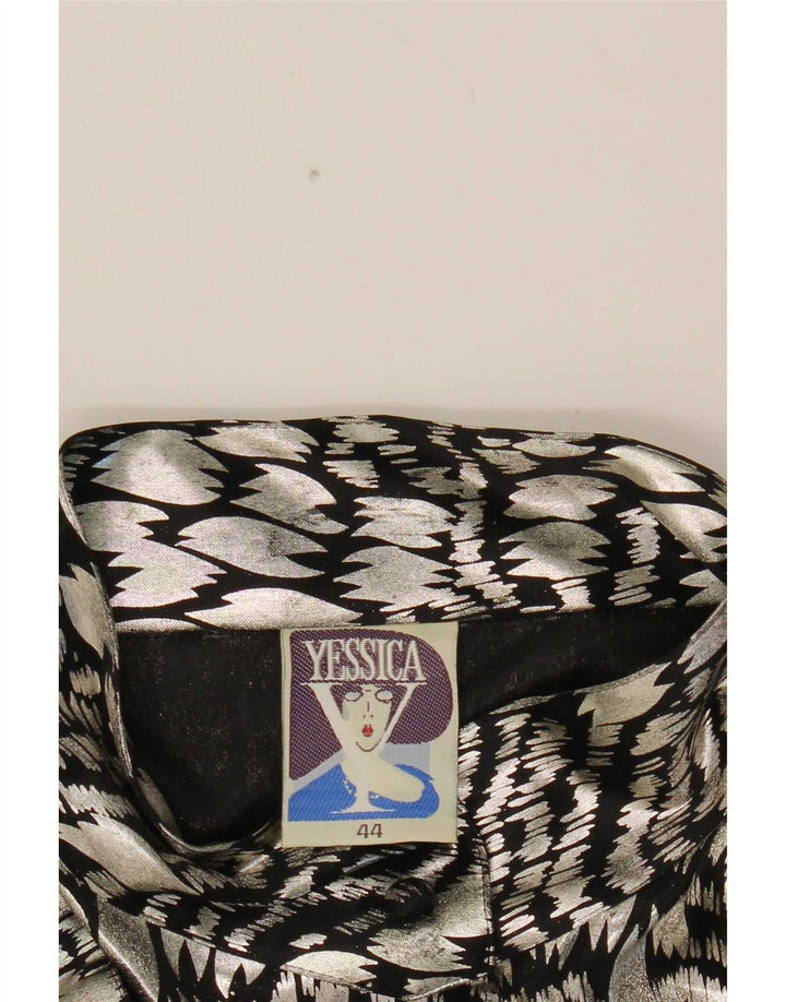 Blusa Camisa Mujer Yessica EU 44 XL Plata Estampado Animal Poliéster