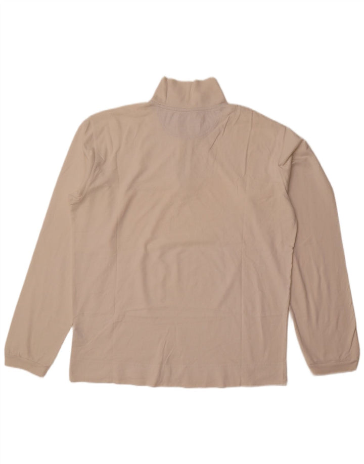 Champion Sudadera con cuello con cremallera para hombre Jumper XL Algodón blanco