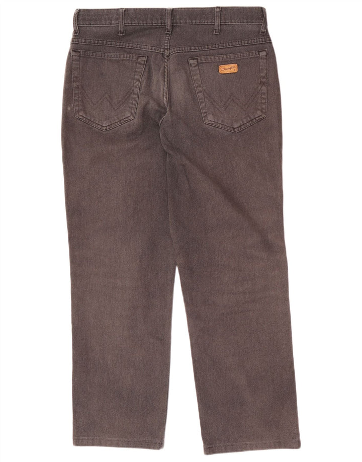 Wrangler Vaqueros rectos para hombre W32 L28 Gris