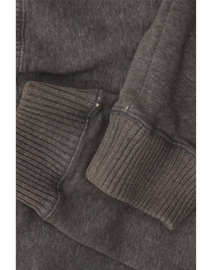 Adidas - Chaqueta de chándal con capucha para hombre, algodón gris medio