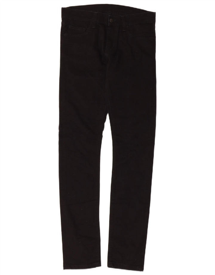 CARHARTT Vaqueros ajustados para mujer W28 L32 Algodón negro