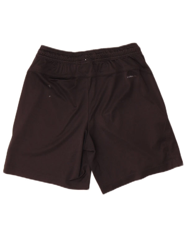 Adidas Pantalones cortos deportivos Climalite para niños 9-10 años XS Negro Poliéster