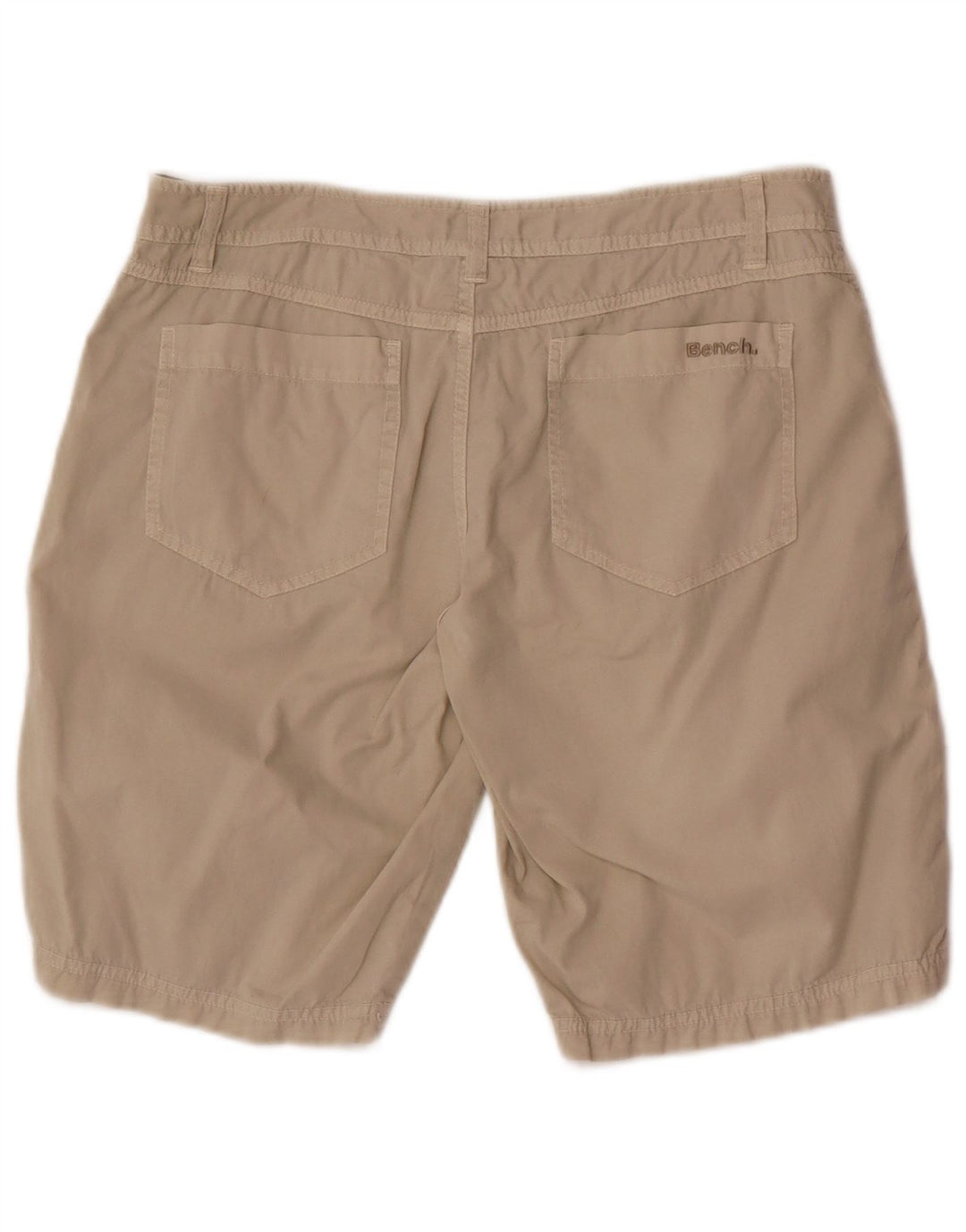 Pantalones cortos chinos Bench para hombre W28 Small Beige Cotton