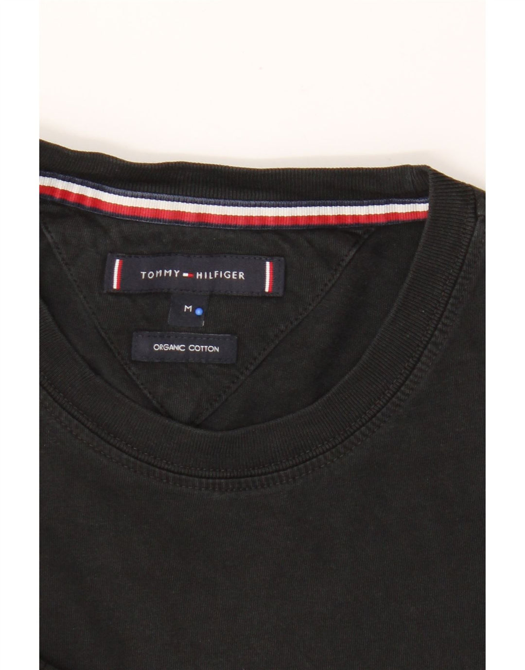 Camiseta Tommy Hilfiger Hombre Top Medium Negro Algodón