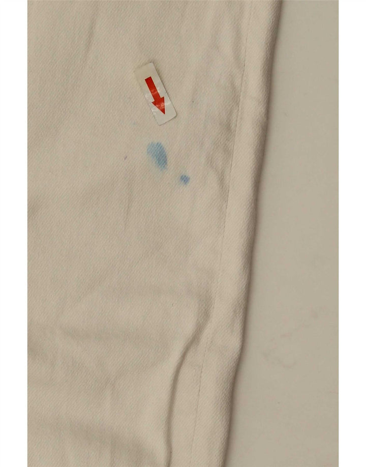 Zara Vaqueros Rectos Mujer EU 38 Small W28 L26 Blanco