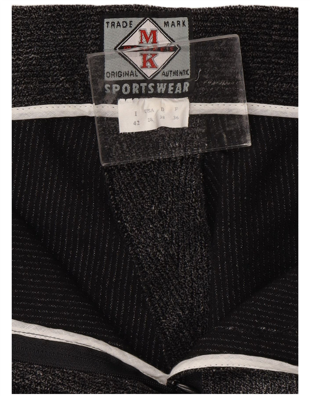 MC KEE'S Pantalones de pana ajustados para mujer IT 42 Medium W28 L25 Gris