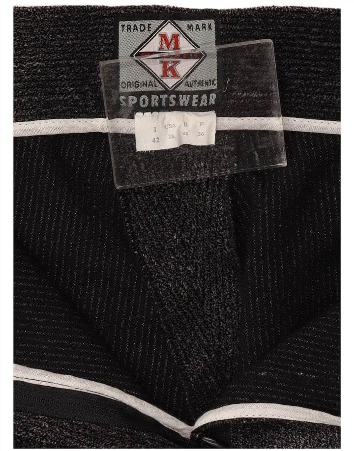 MC KEE'S Pantalones de pana ajustados para mujer IT 42 Medium W28 L25 Gris