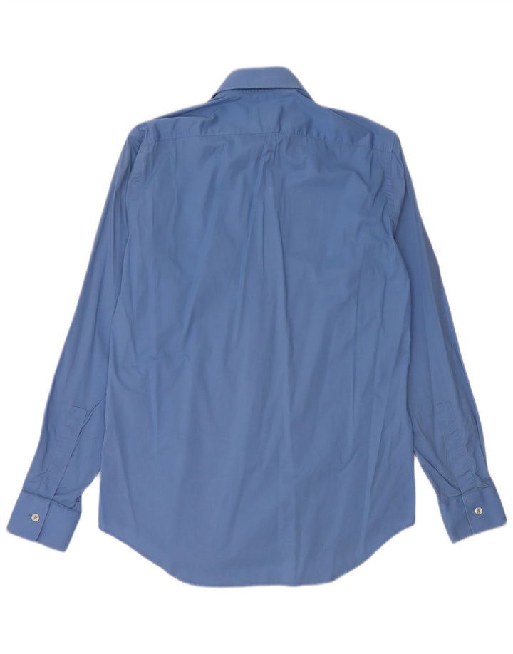 Calvin Klein Camisa para hombre Talla 38 15 Algodón azul medio