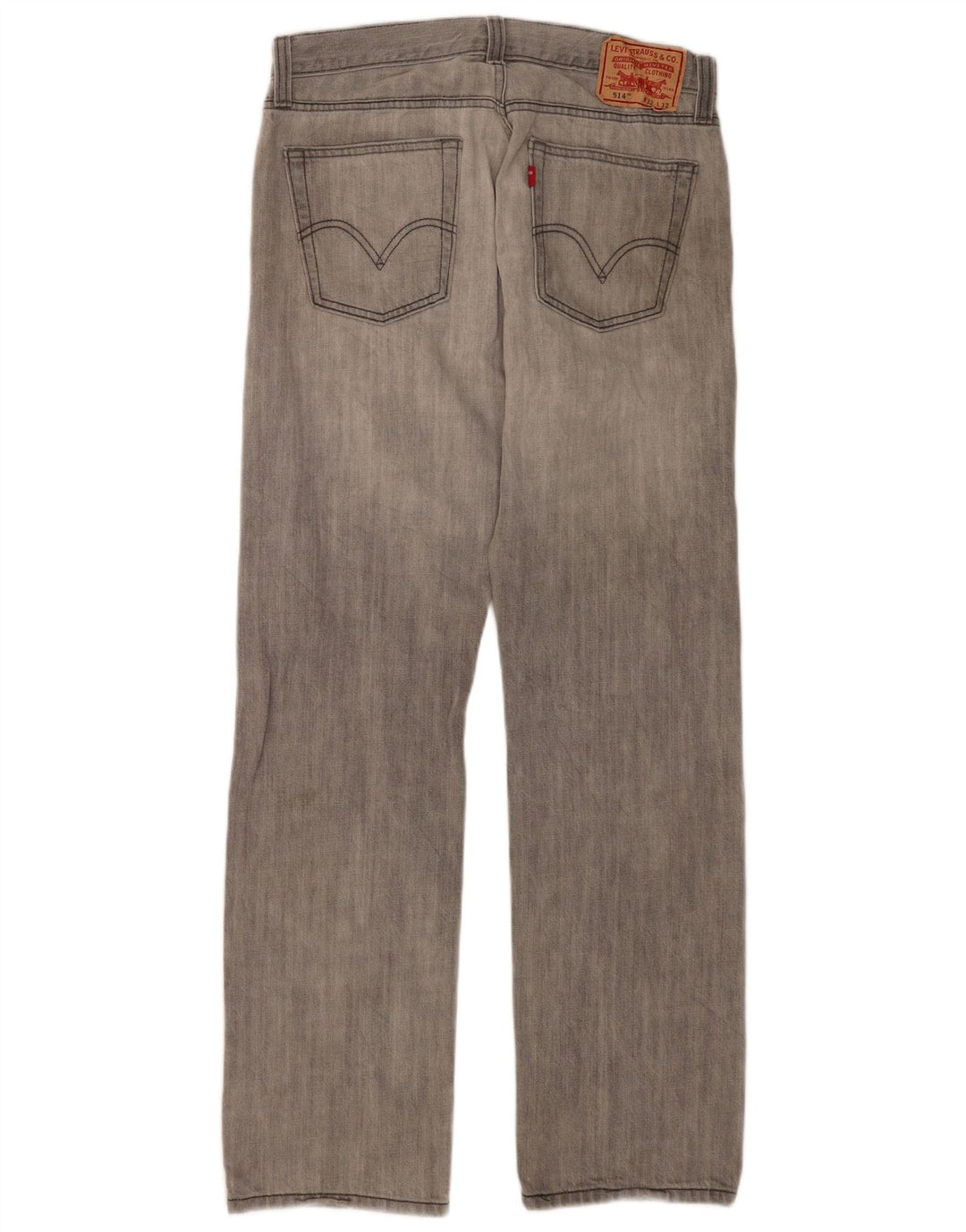 Levi's Vaqueros rectos ajustados 514 para hombre W32 L32 Algodón gris