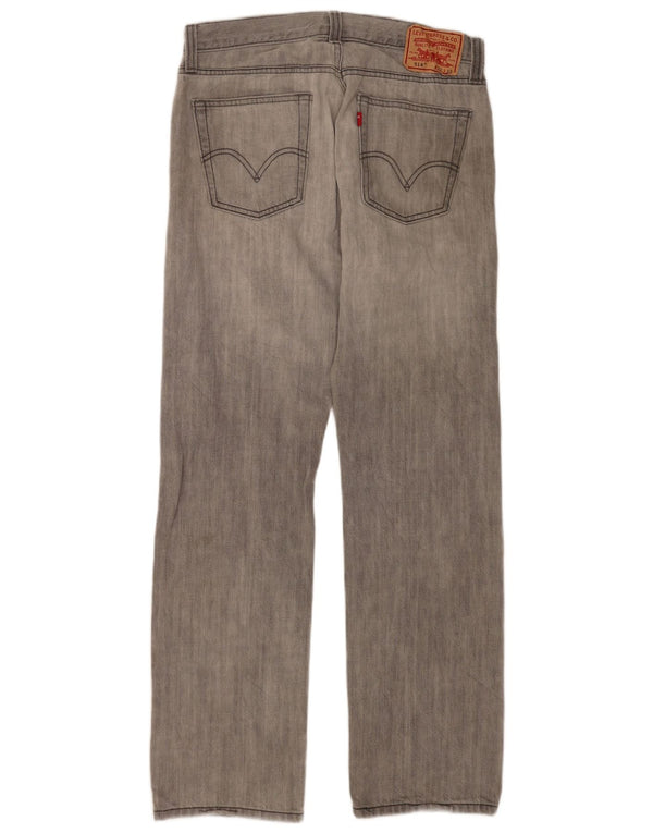 Levi's Vaqueros rectos ajustados 514 para hombre W32 L32 Algodón gris