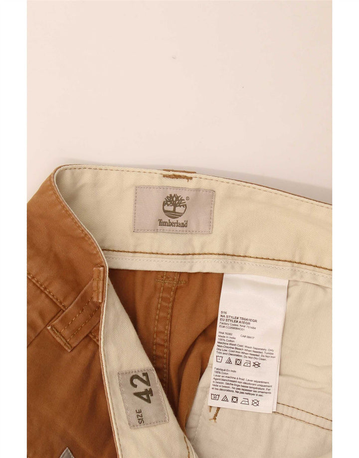 Timberland Pantalones cortos cargo para hombre W42 2XL Algodón marrón
