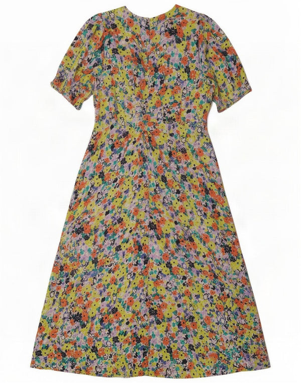 Vestido largo para mujer Marks & Spencer UK 44 Viscosa floral multicolor grande