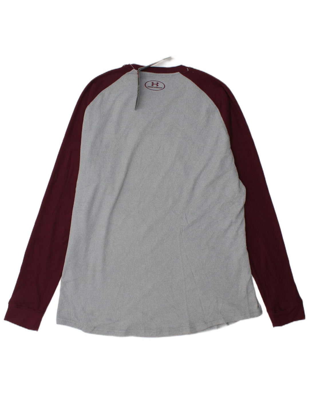 UNDER ARMOUR Hombre Top Manga Larga XL Gris Colorblock Poliéster