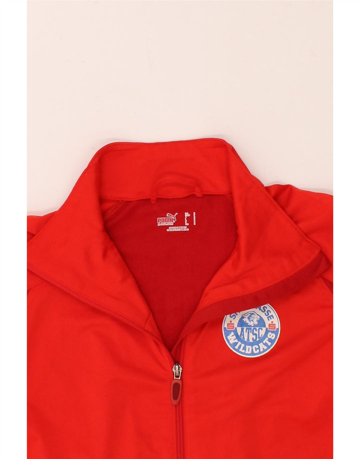 PUMA Mens Tracksuit Top Jacket Small Red Polyester Vintage Puma and Second-Hand Puma from Messina Hembry 