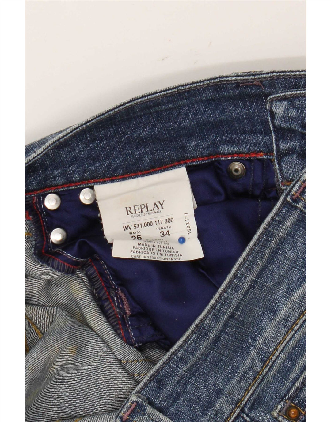 Vaqueros Bootcut Mujer Replay W26 L34 Algodón Azul