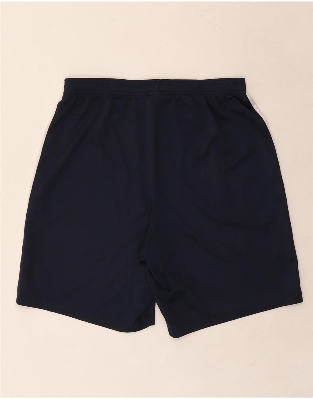 Nike - Pantalones cortos deportivos Dri Fit para hombre, poliéster, color azul marino, talla grande