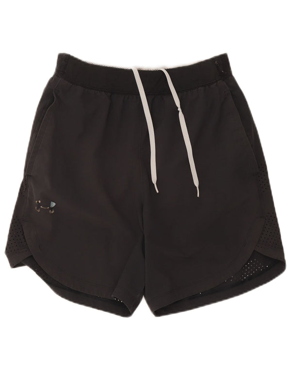 Under Armour Heat Gear - Pantalones cortos deportivos para mujer, talla 40, talla M, color negro