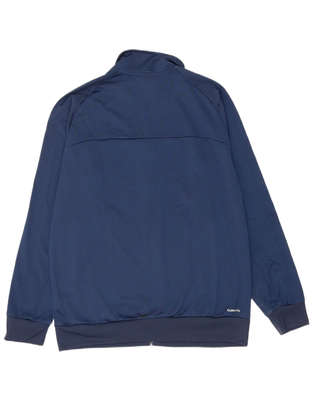 Adidas Mens Chándal Top Chaqueta UK 42/44 Grande Azul Marino Poliéster