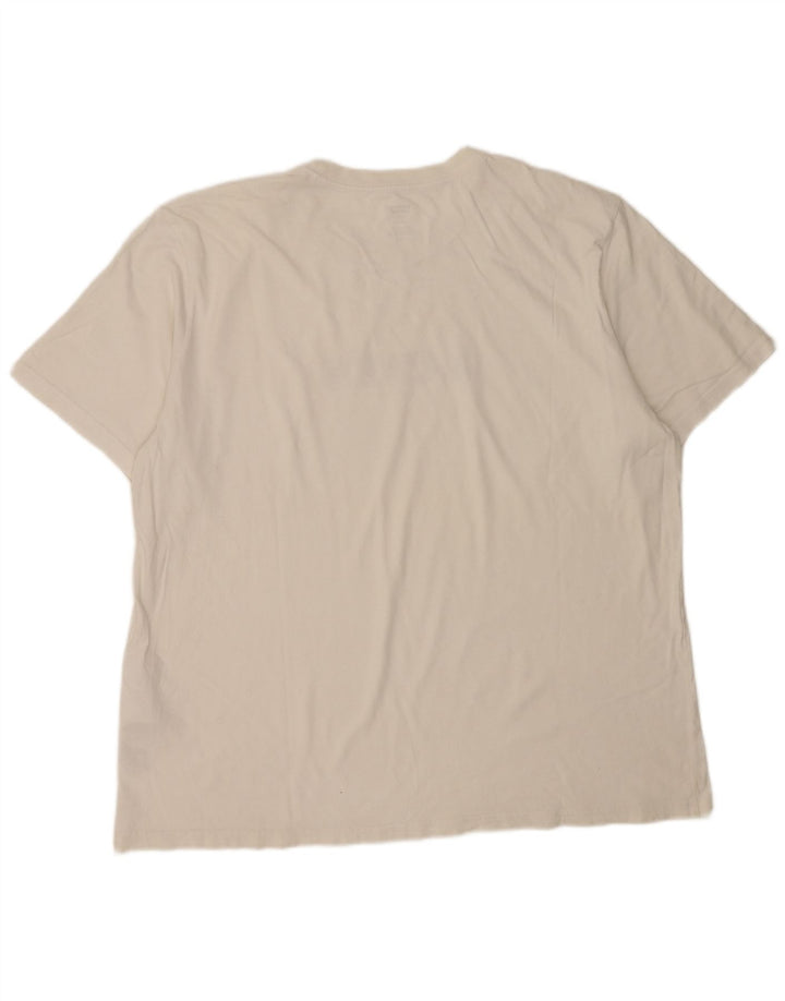 Levi's Hombre Camiseta Gráfica Top XL Algodón Blanco