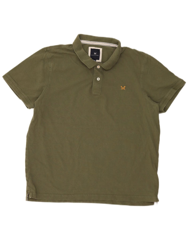 Crew Clothing Polo para hombre 2XL Algodón caqui