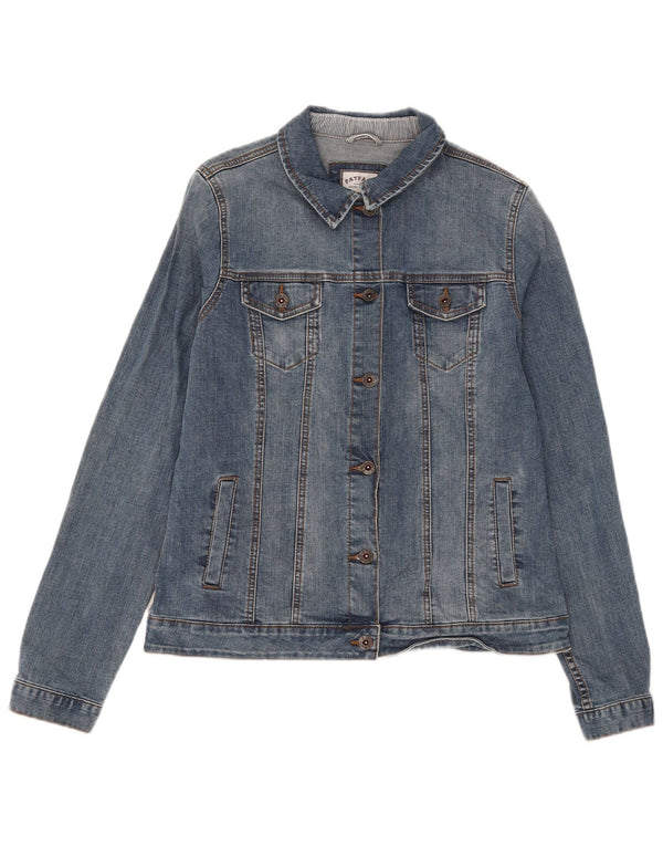 Chaqueta vaquera para mujer Fat Face UK 12 Algodón azul medio