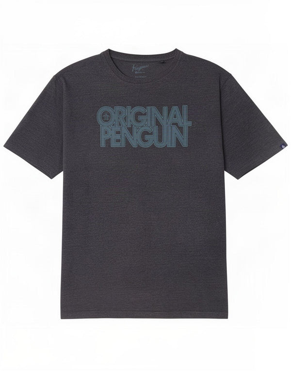 Penguin - Camiseta gráfica para hombre, talla 2XL, algodón azul marino
