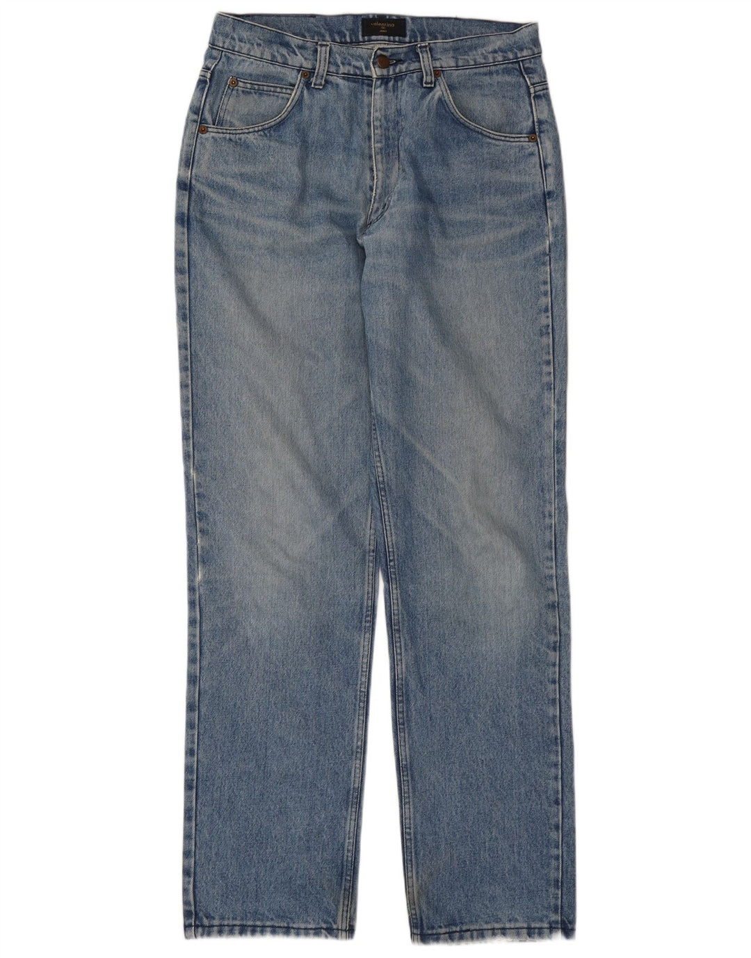 Valentino Vaqueros Rectos Hombre W33 L33 Algodón Azul
