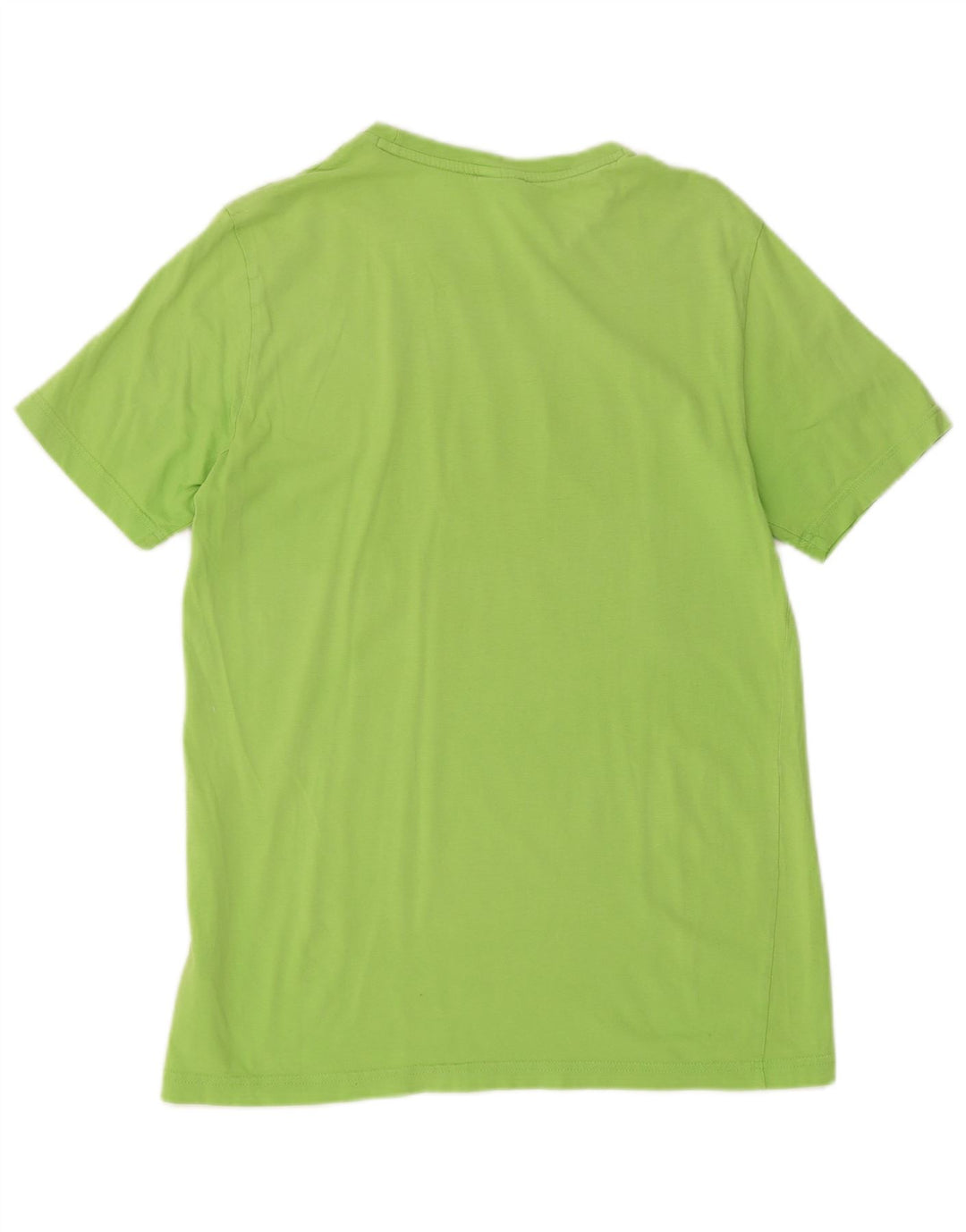 PUMA Mens Graphic T-Shirt Top Medium Green Cotton
