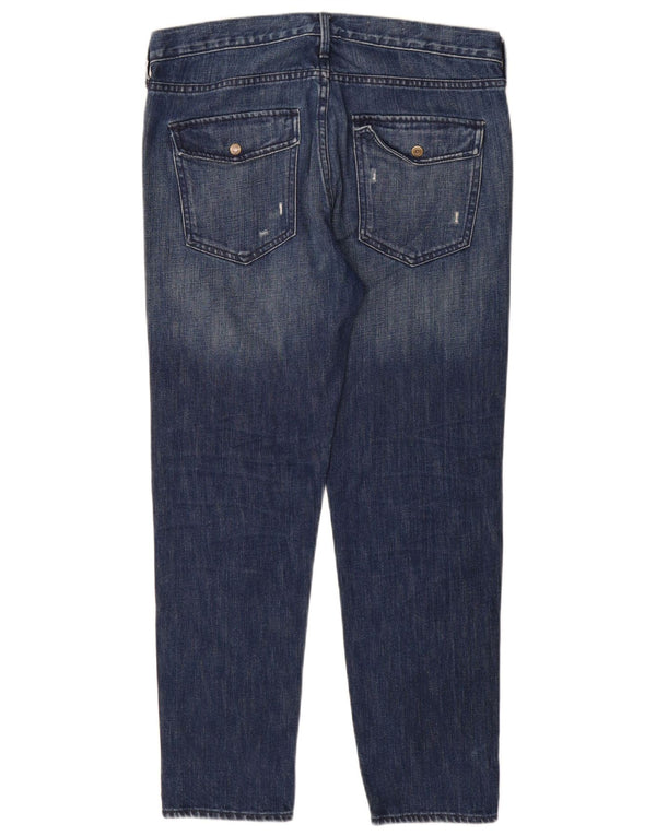 Gap Jeans Boyfriend Slim para Mujer US 6 Medium W28 L28 Algodón Azul