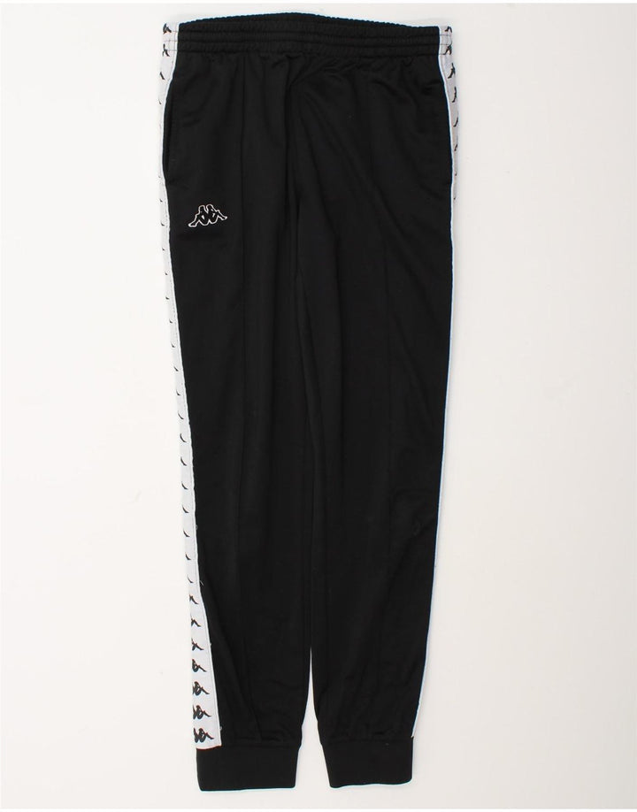 Kappa Hombre Pantalones De Chándal Con Gráfico Joggers Medium Black Colourblock