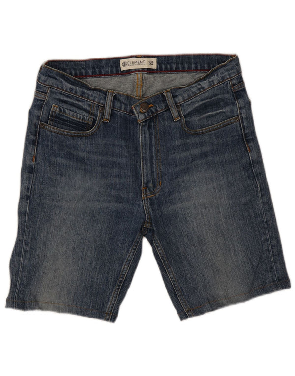 Pantalones cortos vaqueros Element para hombre W32 azul medio