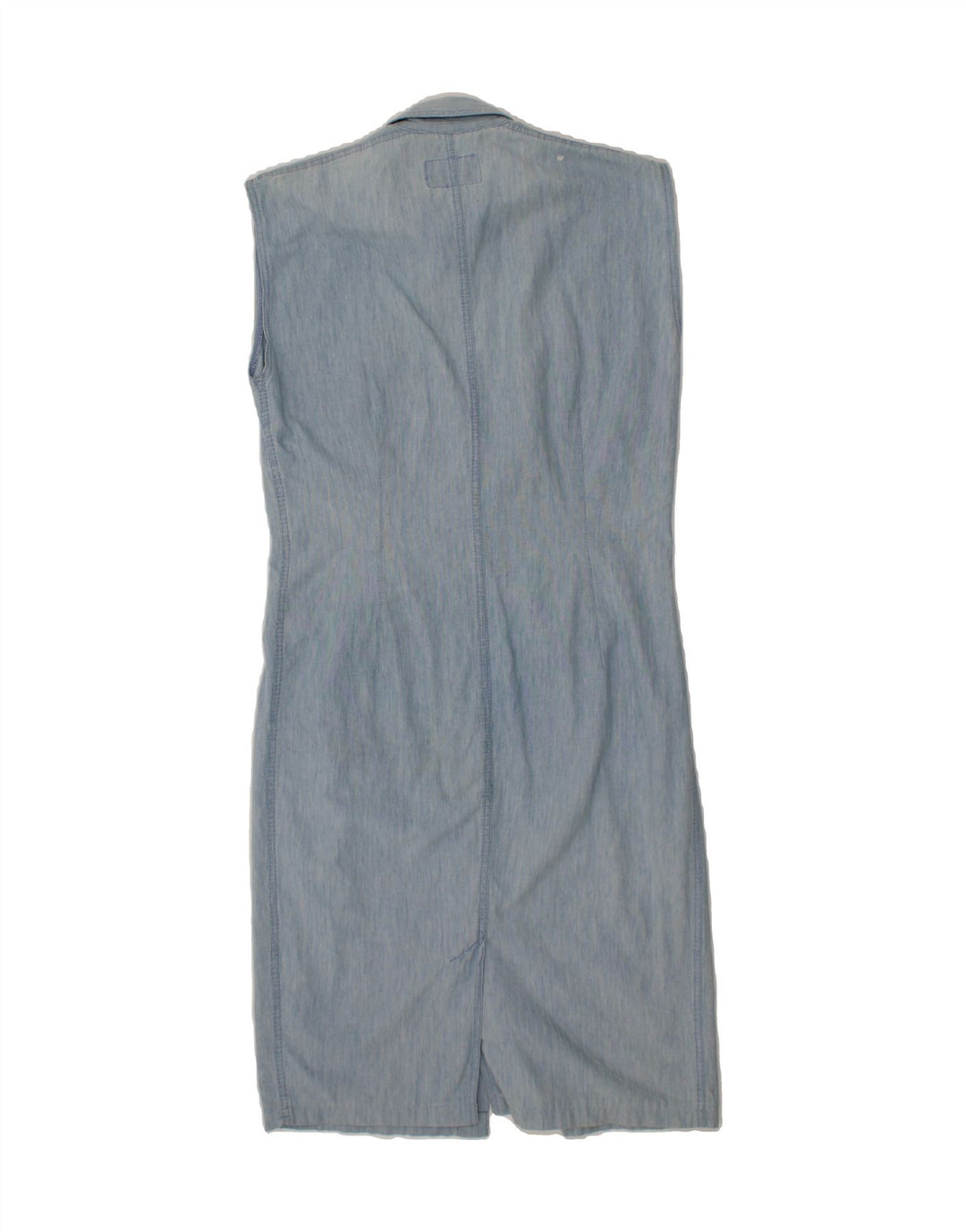 POP 84 Womens Sleeveless Denim Dress UK 14 Medium Blue Vintage POP 84 and Second-Hand POP 84 from Messina Hembry 