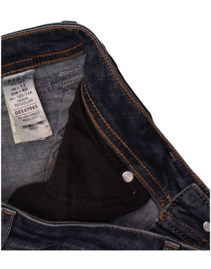 Marks & Spencer Jeans Per Una Slim para Mujer UK 12 Medium W32 L30 Azul Marino