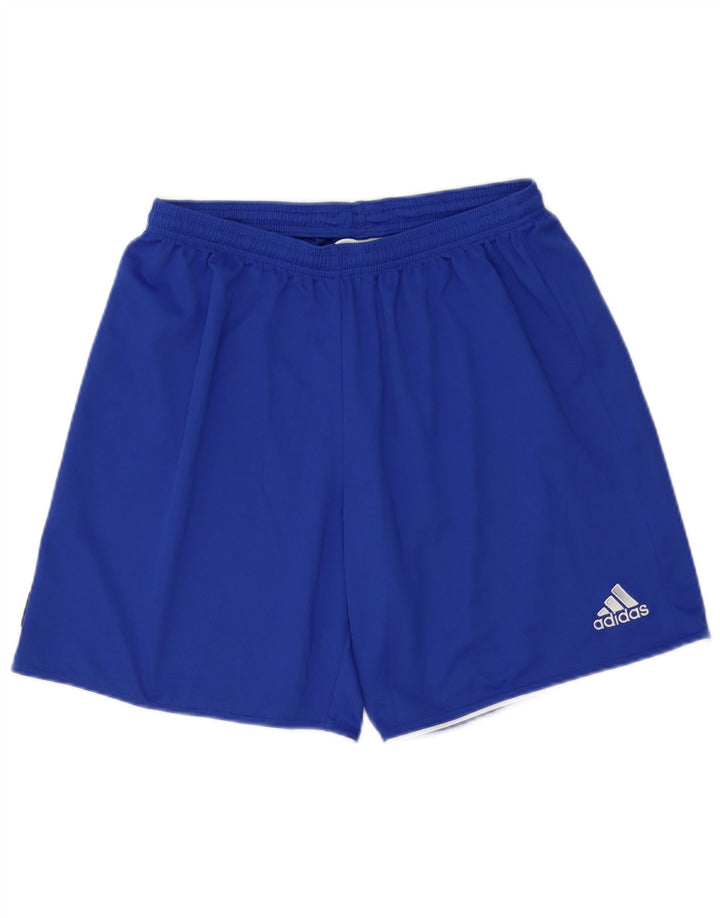 ADIDAS Pantalones cortos deportivos Climalite para hombre Poliéster azul grande