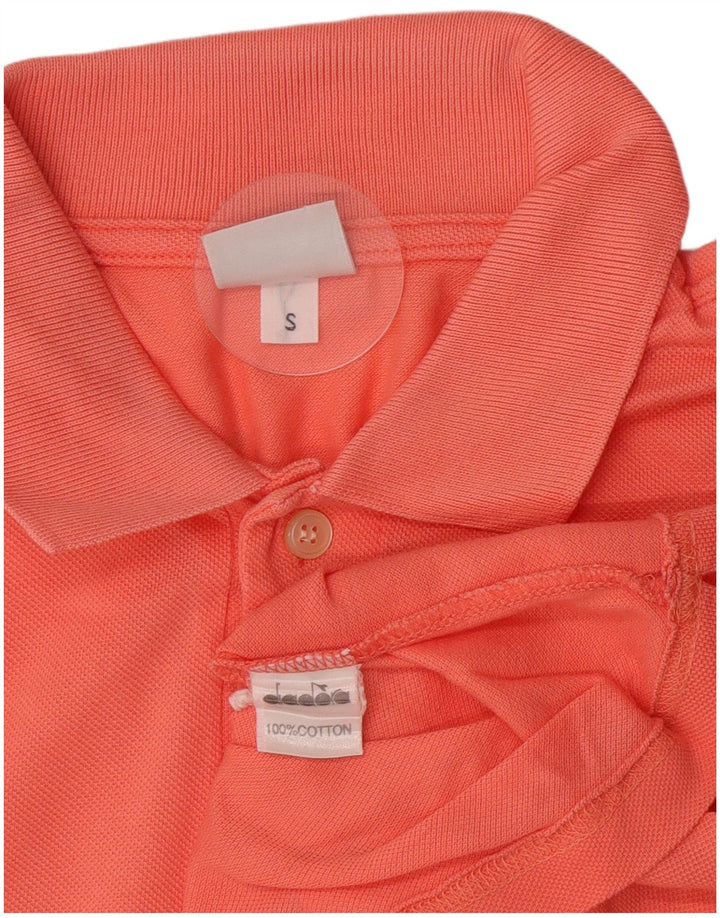 Diadora Polo Hombre Small Rosa Algodón