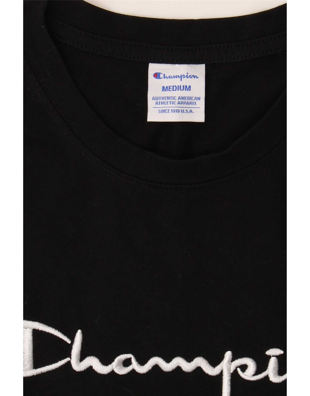 Champion Camiseta gráfica para mujer Top UK 12 Medium Black