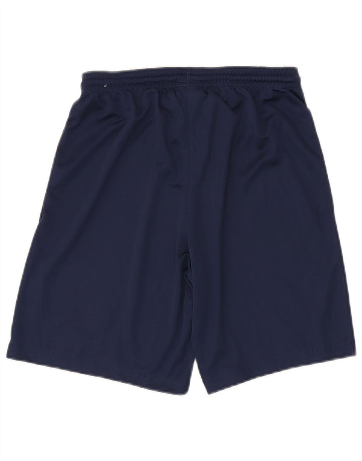Nike - Pantalones cortos deportivos Dri Fit Slim Fit para hombre, talla pequeña, poliéster azul marino