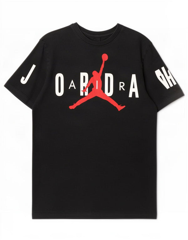 Jordan - Camiseta gráfica para hombre, talla mediana, algodón negro