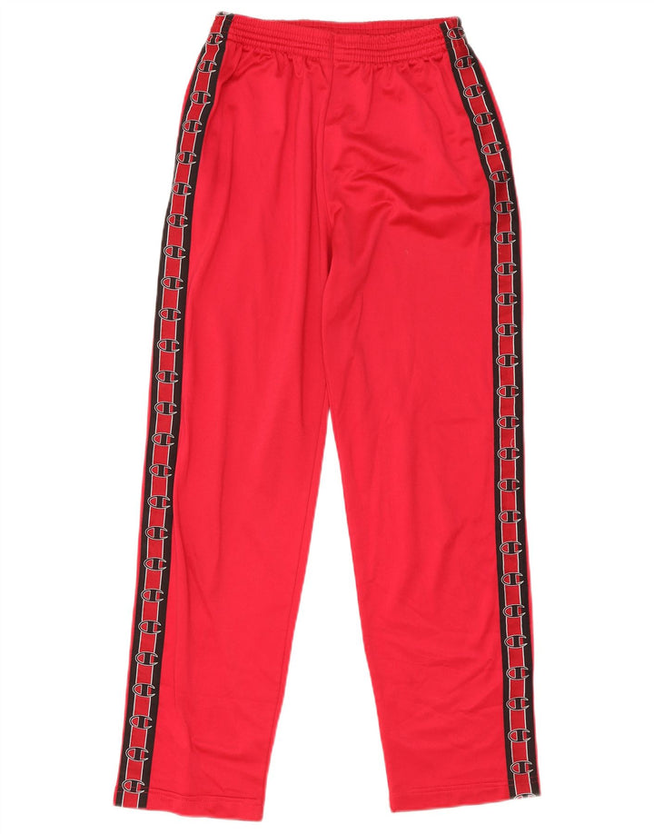 Champion Pantalones De Chándal Gráficos De Poliéster Color Block En Rojo Medio |