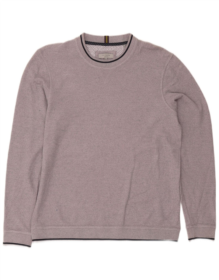Ted Baker - Sudadera para hombre, talla 4, algodón morado grande